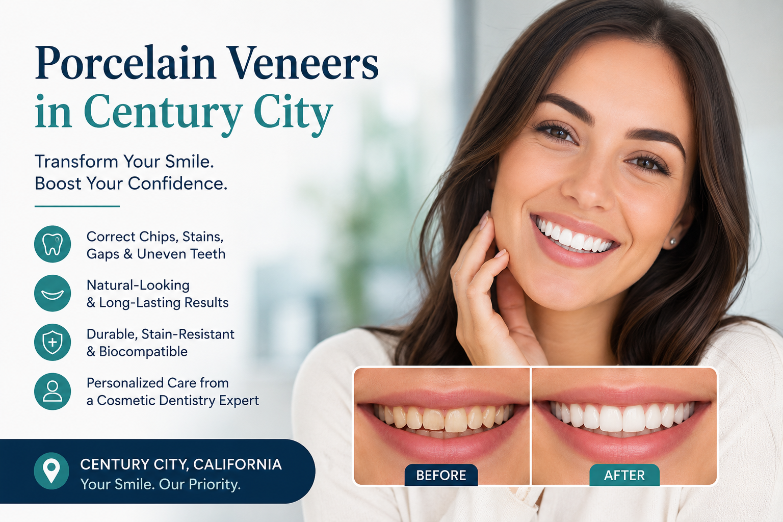 porcelain veneers in Century City